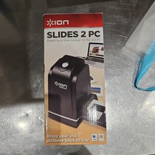 ION SLIDES 2 PC 35mm Slide & Film Scanner Ion Film Scanner Mac Inc Software