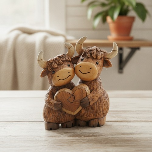 Charming highland cow tartan - charming,