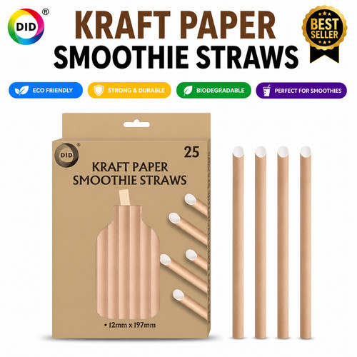 25pc kraft paper smoothie - 25pc,