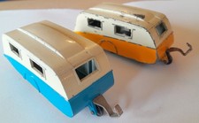 2X Vintage Dinky CARAVANS, No.190 - two tone colour