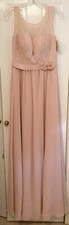 ALEXIA DESIGNS BLUSH PINK BRIDESMAID DRESS.. SIZE 8 (with Extra Length) BNWT