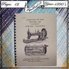 Singer 12k family sewing - 12k,