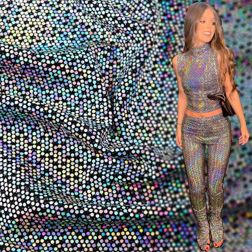 Holographic sequin lurex - sequin,