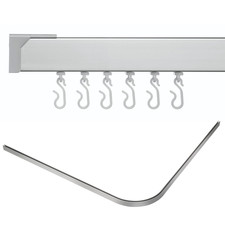 Croydex Shower Curtain Rail L