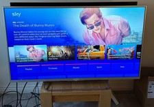 Silver Sony 42 inch TV 