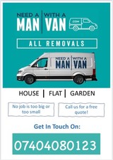 Man with a van Birmingham west midlands removals, deliveries to anywhere