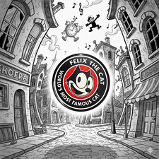 Felix the Cat Pin – Retro