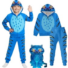Xmas Gift Set Anime Derpy Tiger Costume TShirt Pants Mask Outfit Fancy Dress NEW