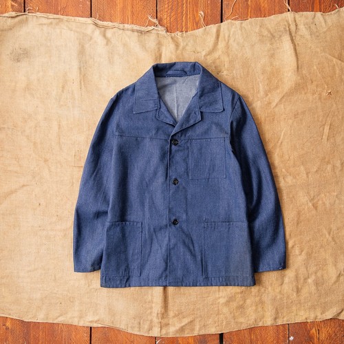 Vintage blue denim - blue,