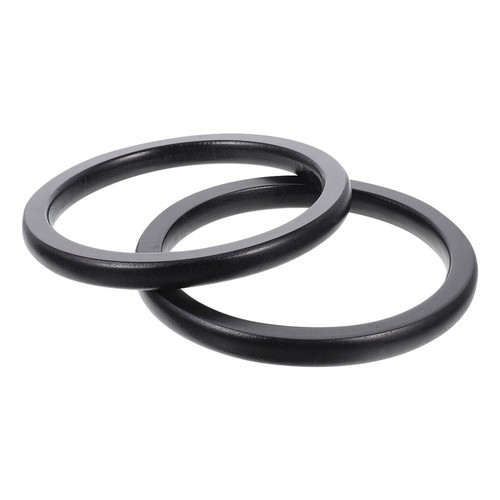 2pcs black wooden bag handles - bag,