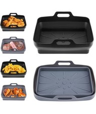 2Pack Air Fryer Silicone Liner, 8.46in Tower Air Fryer Accessories Collapsible 