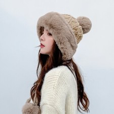 Women's Faux Fur Knitted