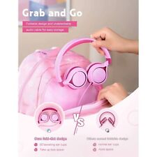 MPOW Kids Pink Headphones Over