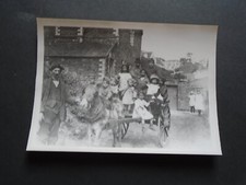 UNKNOWN GENT WITH DONKEY CART