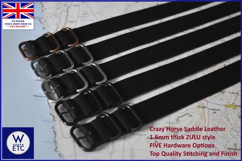 Black full grain leather - grain,