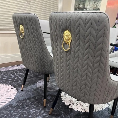 Leather accent dining - dining, chairs