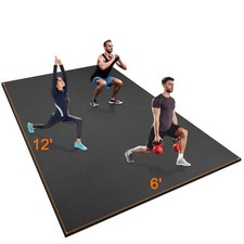 Large Workout Mat 12'x6'x7mm