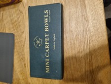 Townsend Mini Carpet Bowls Croquet LTD Edition, Boxed