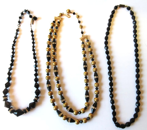 Vintage glass beaded - glass,