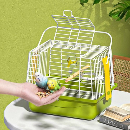 Portable bird cage parrot - cage,
