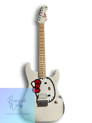 Hello kitty stratocaster - kitty,