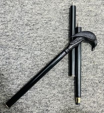 Raven Wooden Walking Stick