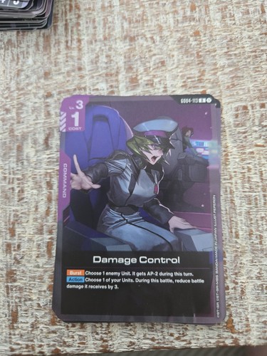 Gundam tcg damage control - gundam,