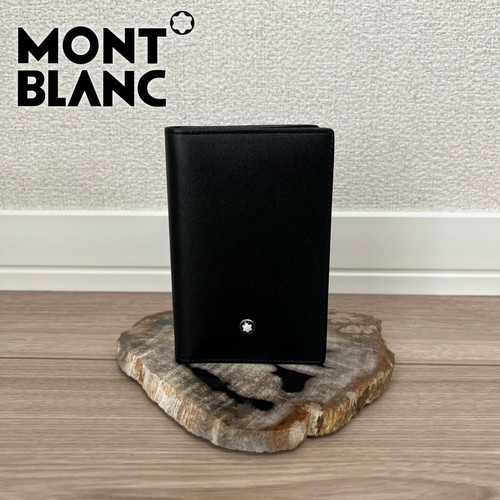 Montblanc leather card case - montblanc,