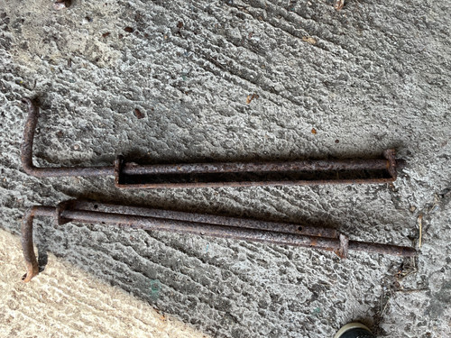Pair heavy duty reclaimed iron - heavy,