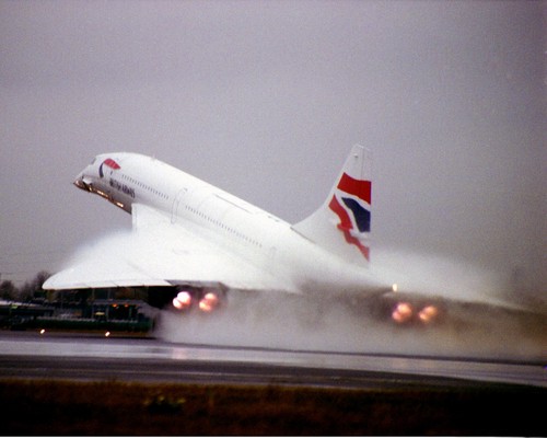 British airways concorde take - british,