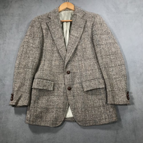 Vintage harris tweed blazer - tweed,