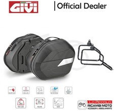 Pl167+WL900 Givi Pair Hard Side Bags+Frames Honda Xl 650 V Transalp 2000
