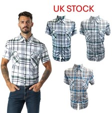 Mens Shirts Checked Shirt