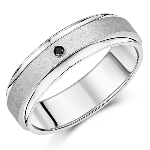 Men titanium black diamond - titanium,