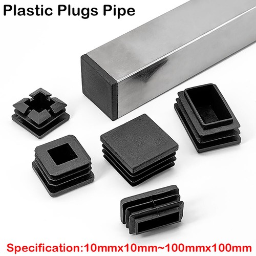 Square plastic end caps - square,