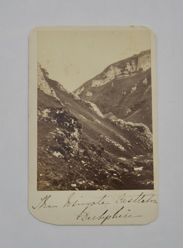 Cdv view castleton by - a,