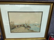 Large Vintage Framed