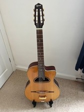 Ozark 3513 gypsy jazz acoustic guitar and Hiscox hard case - excellent condition
