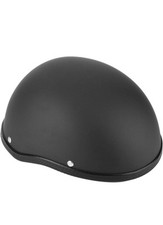 Matte Black Retro Half Face
