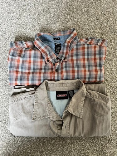 Two dickies work shirts size - dickies,