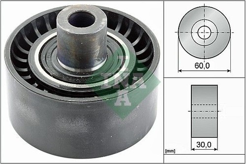 Ina belt deflection pulley - deflection,