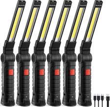 6X Rechargeable COB LED Work