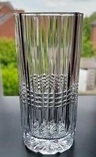 FINE QUALITY WATERFORD/BACCARAT STYLE HAND CUT CRYSTAL  HIBAL/WATER/GIN GLASS