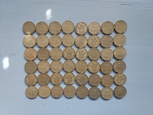 Brass 3 pence - 48,