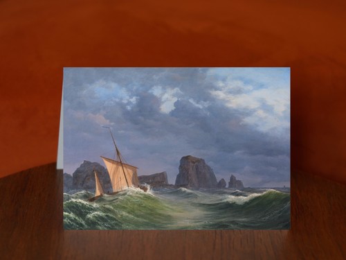 Shetland fishing boat - a,