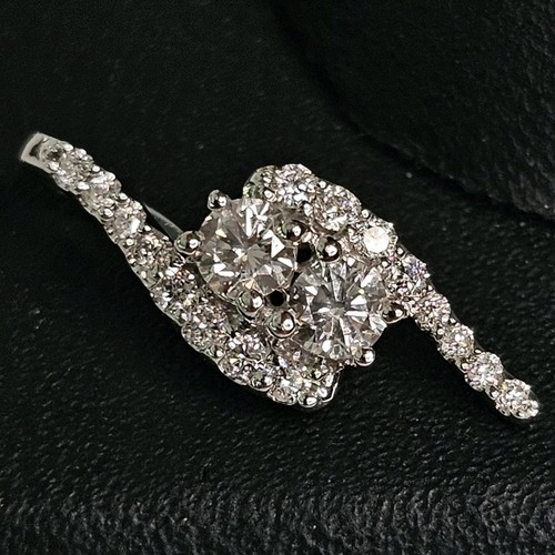 14k white gold natural diamond - natural,