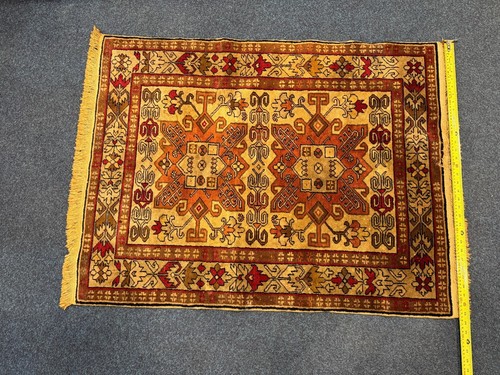 Vintage hand knotted kazak - hand-knotted,