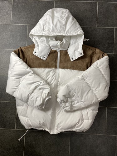 Supreme leather yoke puffer - leather,