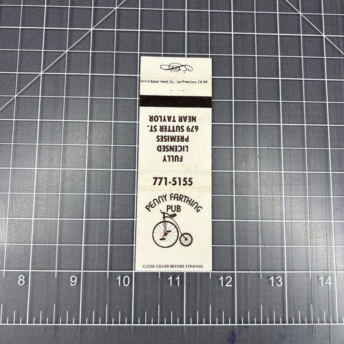 Matchbook cover penny - cover,
