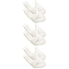 6 Pcs Hand Shaped Egg Cup Holder Ceramic Egg Cup Decorative egg holder egg stand